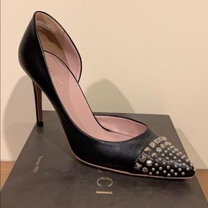 Gucci Coline Malaga Kid Studded d’orsay 37.5